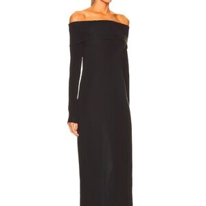 Loulou studio off the shoulder midi dress
